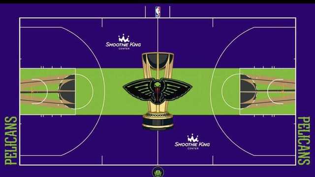 Pelicans alternate court design