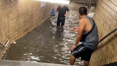 WATCH: Thunderstorm floods NYC highways, apartments, subway stations