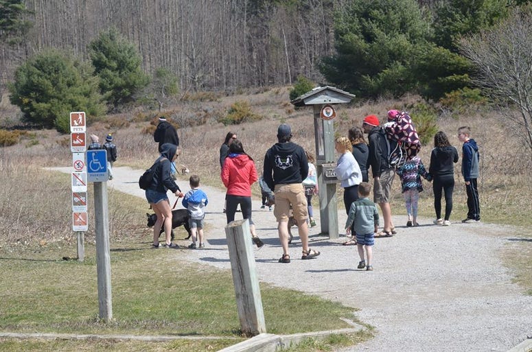 sleeping bear dunes COVID.