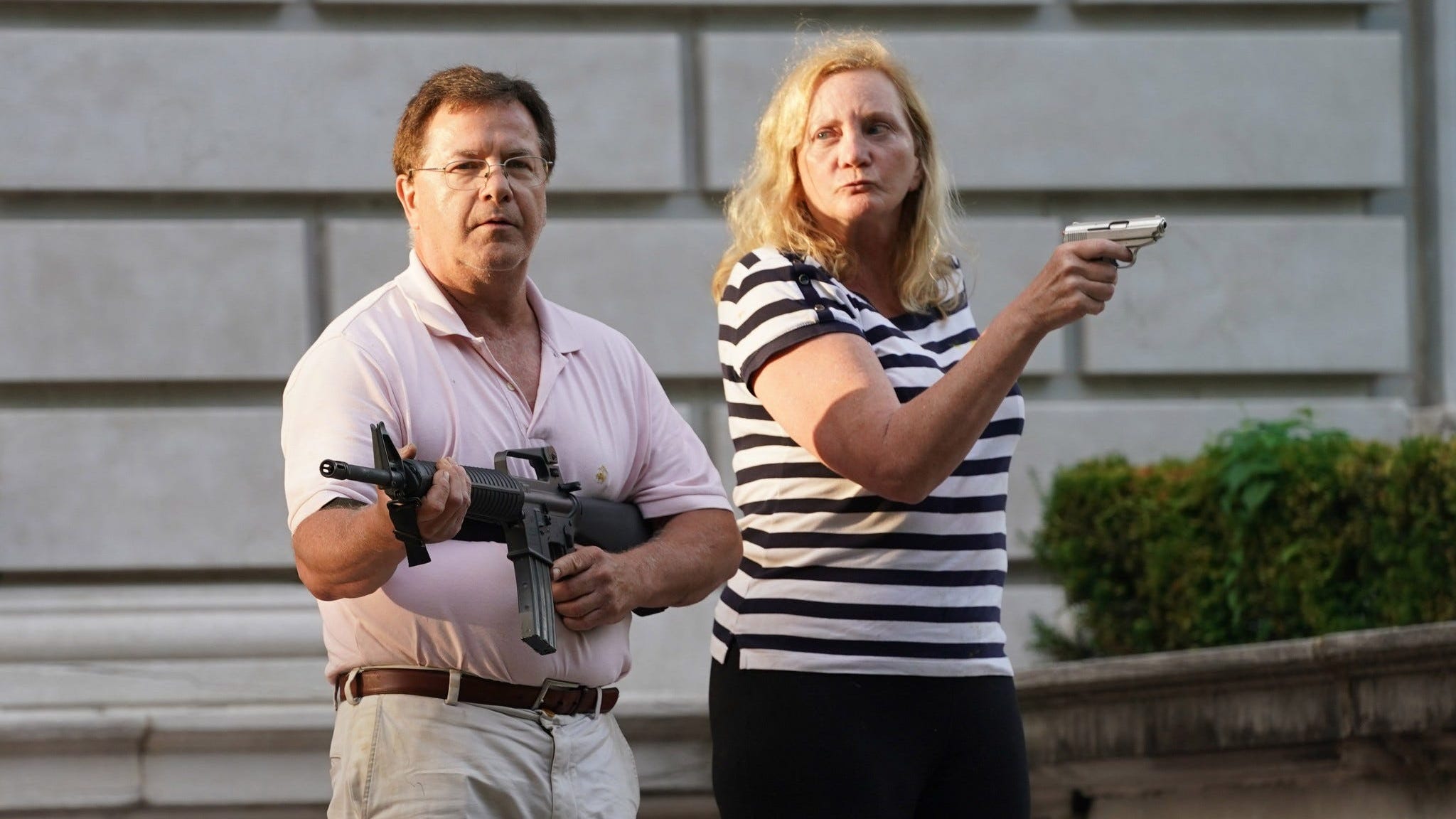 St. Louis Couple Defends Weapon Brandishing Against 'Out of Control Mob' in RNC Speech