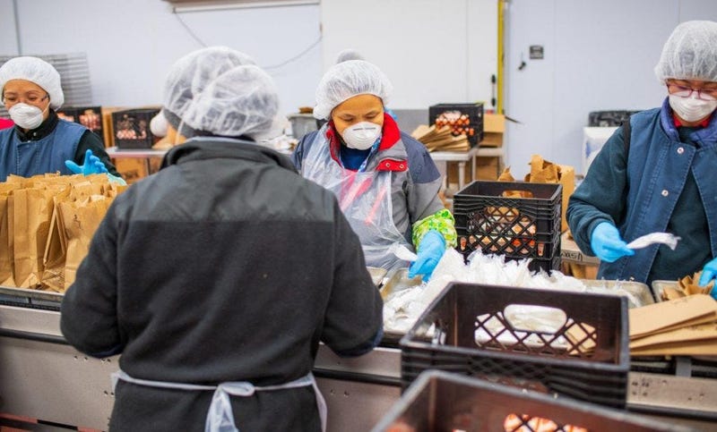 Food Distribution in Montgomery County Cafeteria