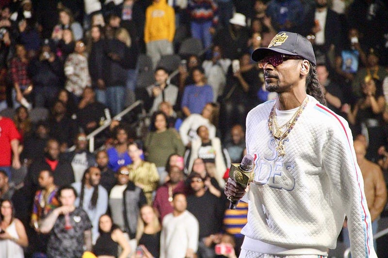 Snoop Dogg performs at Atlanta's State Farm Arena during the Puff Puff Pass Tour