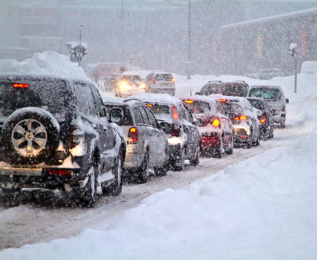 Snow driving