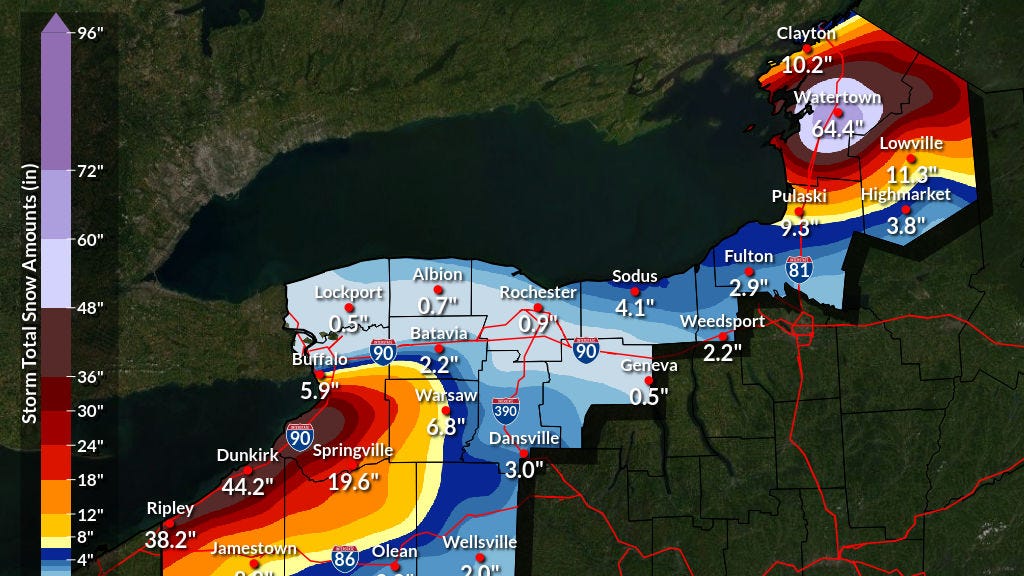 Day-by-day: Lake effect snow to target Southern Tier before Northward crawl into Southtowns, Buffalo