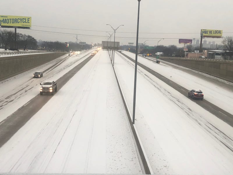 Snowy roads