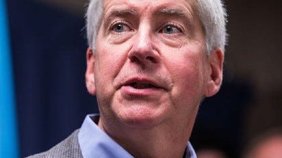 Ex-Michigan Gov. Rick Snyder, others told they're being charged in Flint Water Crisis