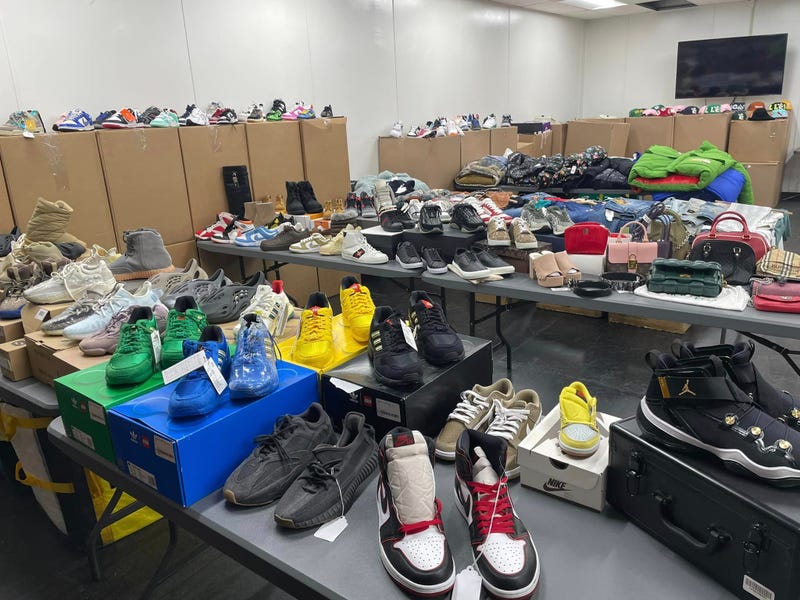Possible stolen merchandise. 