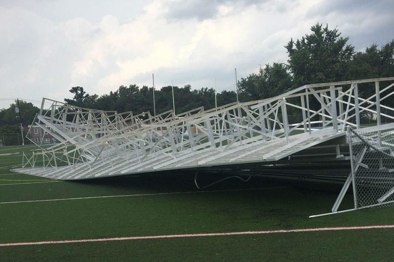 Wednesday's storm caused major damage to the Northeast Philadelphia park that was supposed to host the city's International Unity Cup tournament kick off.