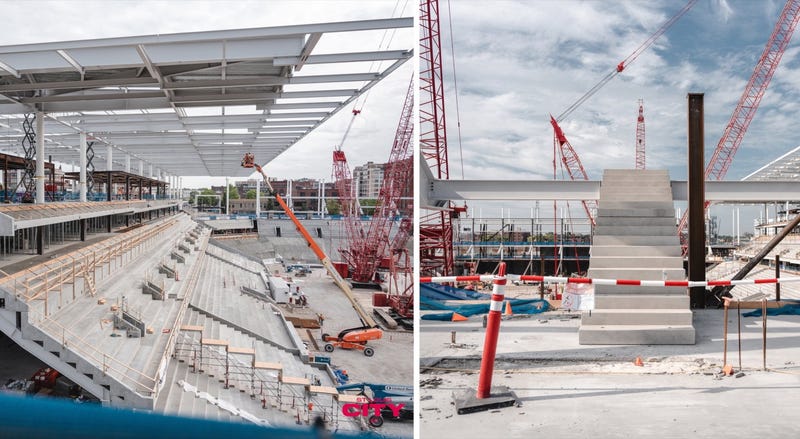 soccer stadium construction
