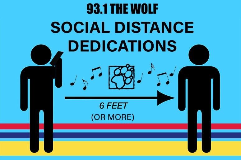 Social Distance Dedications
