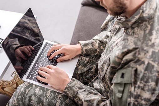 solider, military, army, message, computer