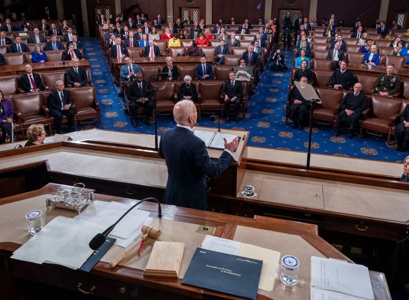 President Biden at the 2022 State of the Union 