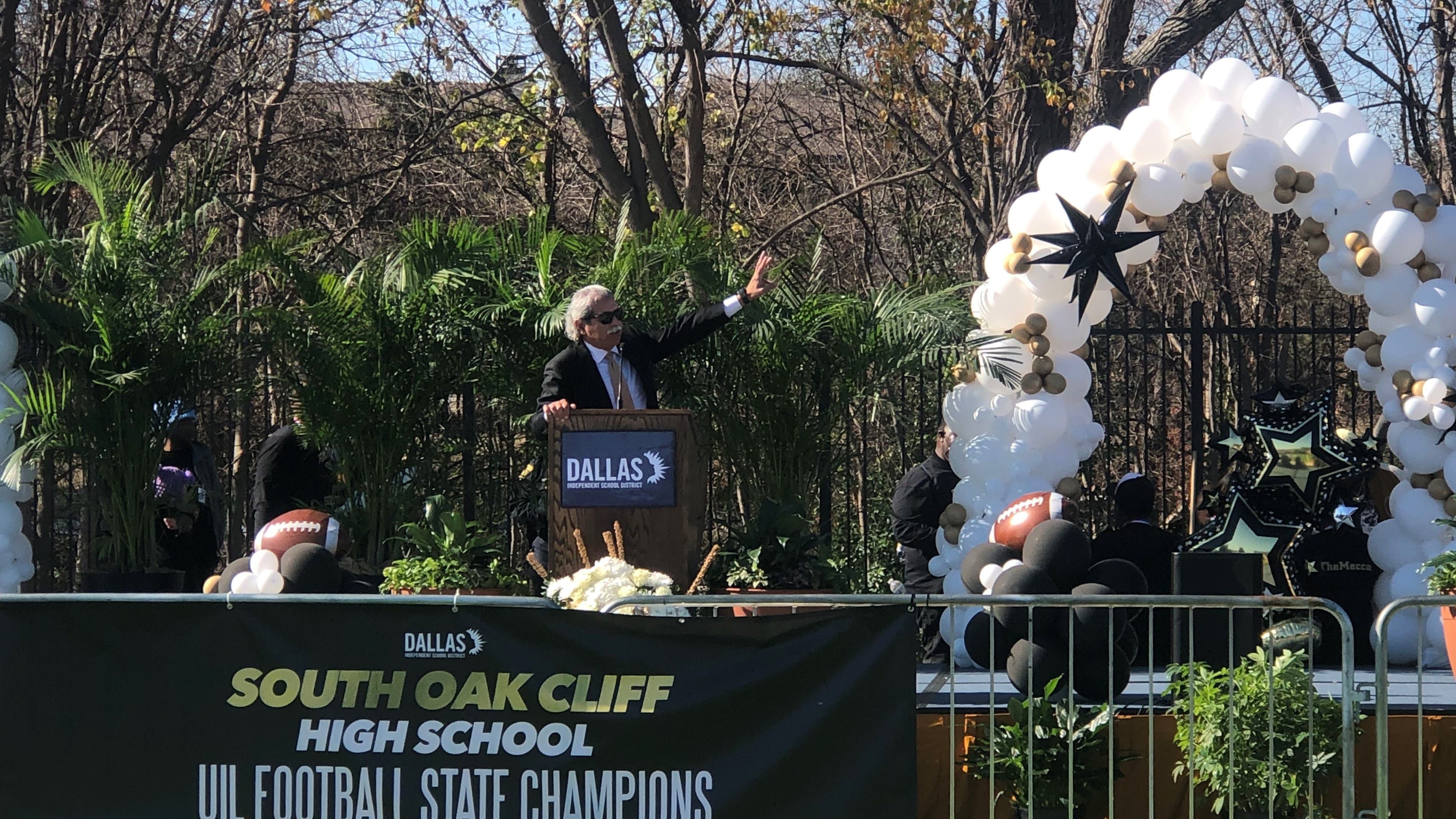 South Oak Cliff High School celebrates Dallas ISD's first football championship since 1958