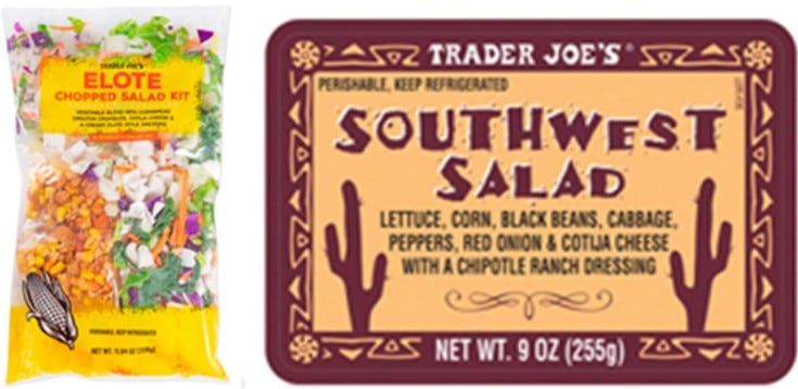 recalled Trader Joe's salad