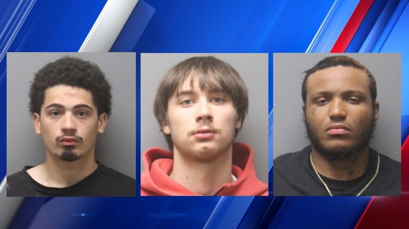 3 teens arrested stealing car and evading police pursuit