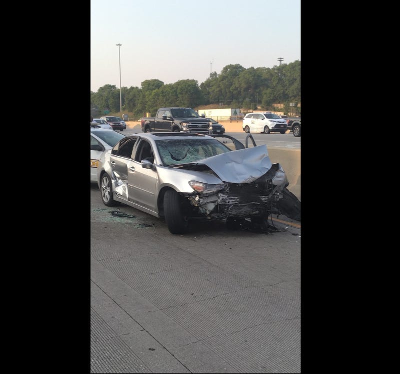 A car that was used in a hit-and-run outside of Guaranteed Rate Field on Tuesday crashed shortly after.