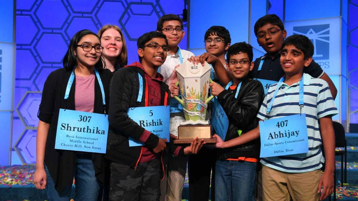Cherry Hill middle schooler wins Scripps National Spelling Bee in 8-way tie