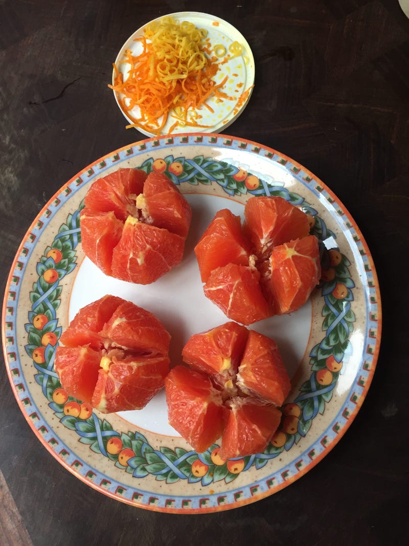Narsai David shares a recipe for spiced oranges.