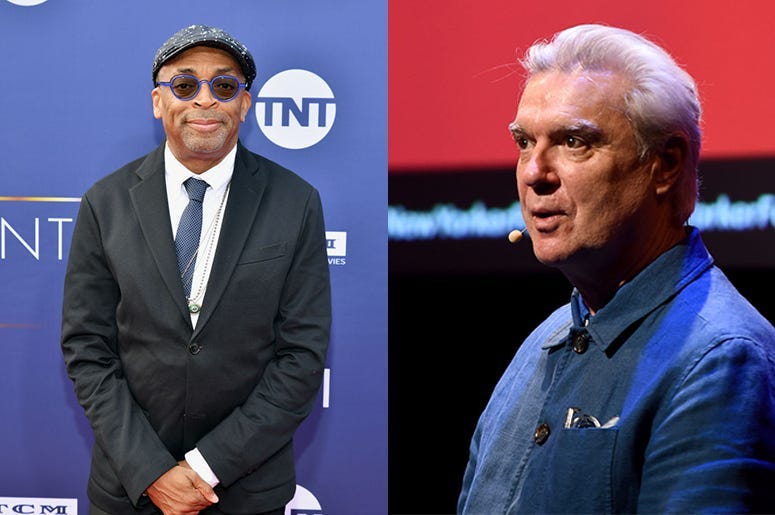 Spike Lee and David Byrne