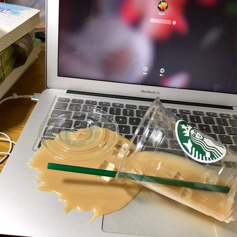 Spilled drink 