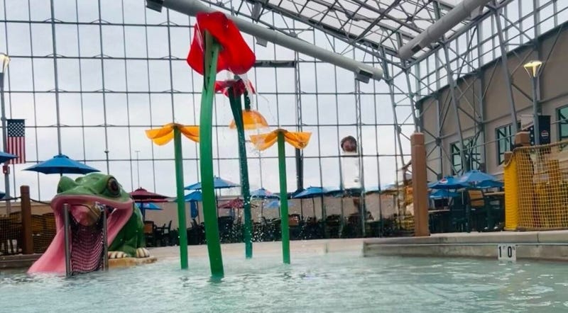A view of the atrium at Zehnder's Splash Village