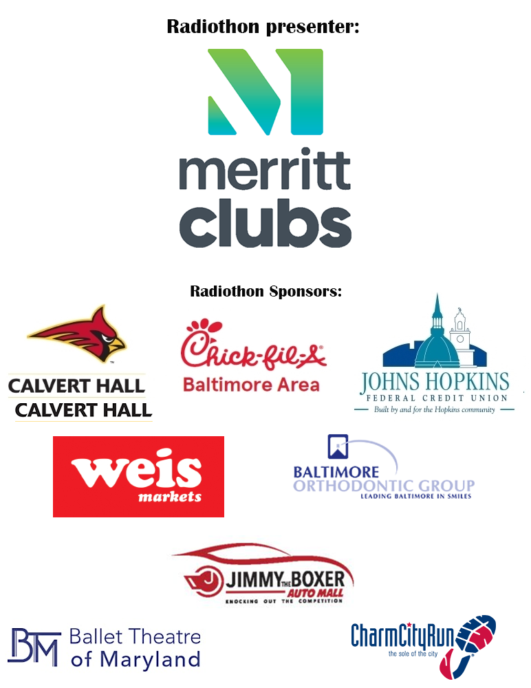 2024 Radiothon sponsors logos