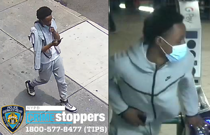 Police are searching for a suspect in a series of phone thefts at Manhattan subway stations