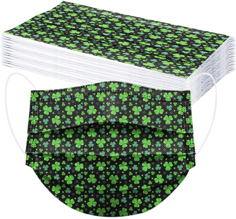 St Patrick's Day Face Masks