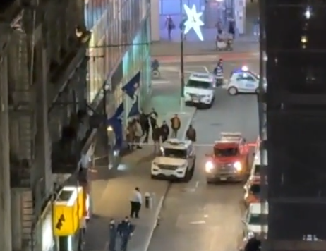 One teen was killed and another wounded in a stabbing that occurred in Lower Manhattan Thursday night .