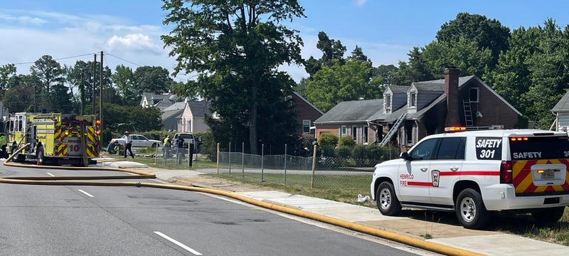House Fire on Staples Mill