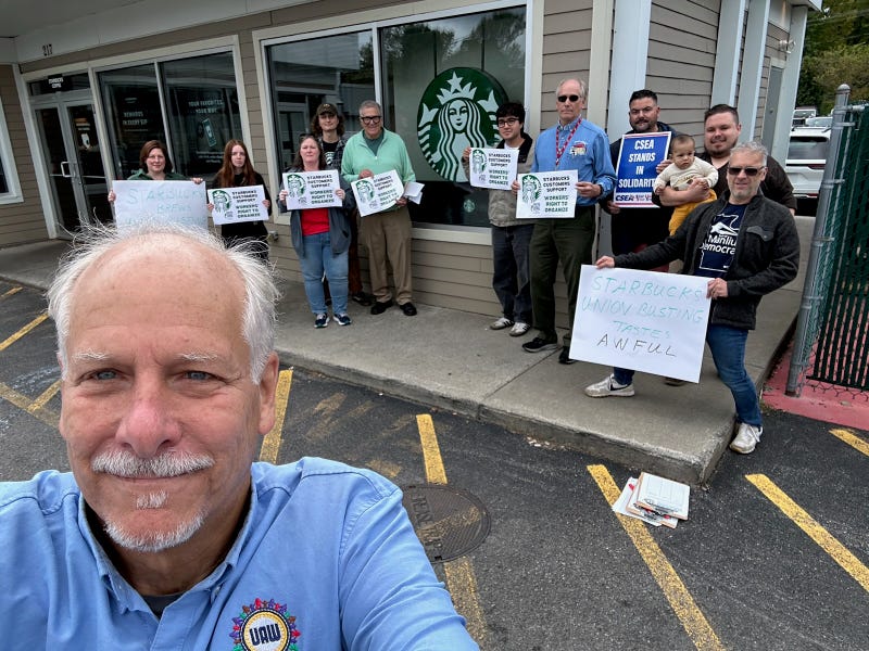 Thursday marked a day of solidarity for Starbucks Workers United across the country. The union claims Starbucks continues to try and block efforts by employees to unionize.