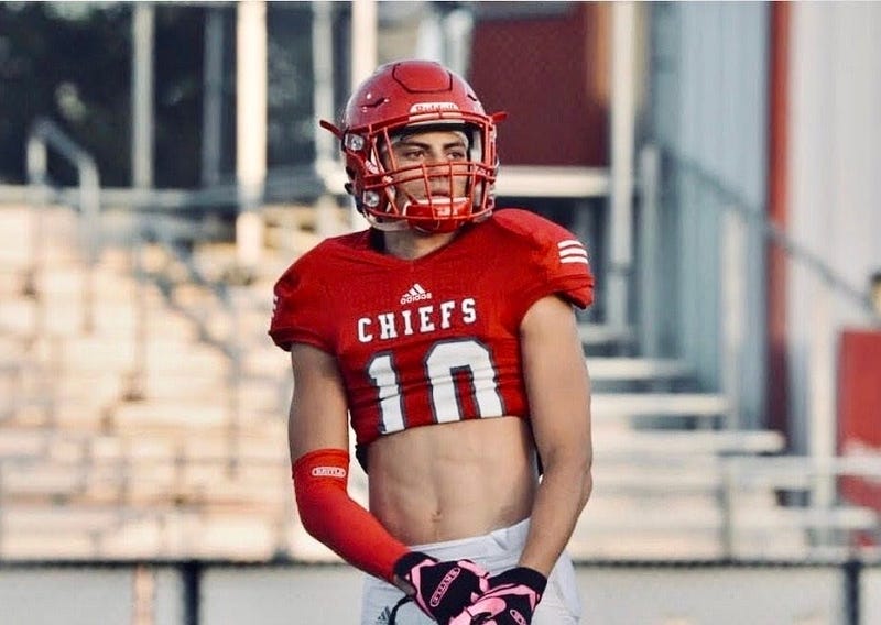 Cardinal Gibbons Standout Receiver Troy Stellato