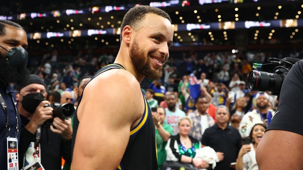 Anthony Slater ranks Steph Curry's Game 4 on Mt. Rushmore of Warriors playoff wins