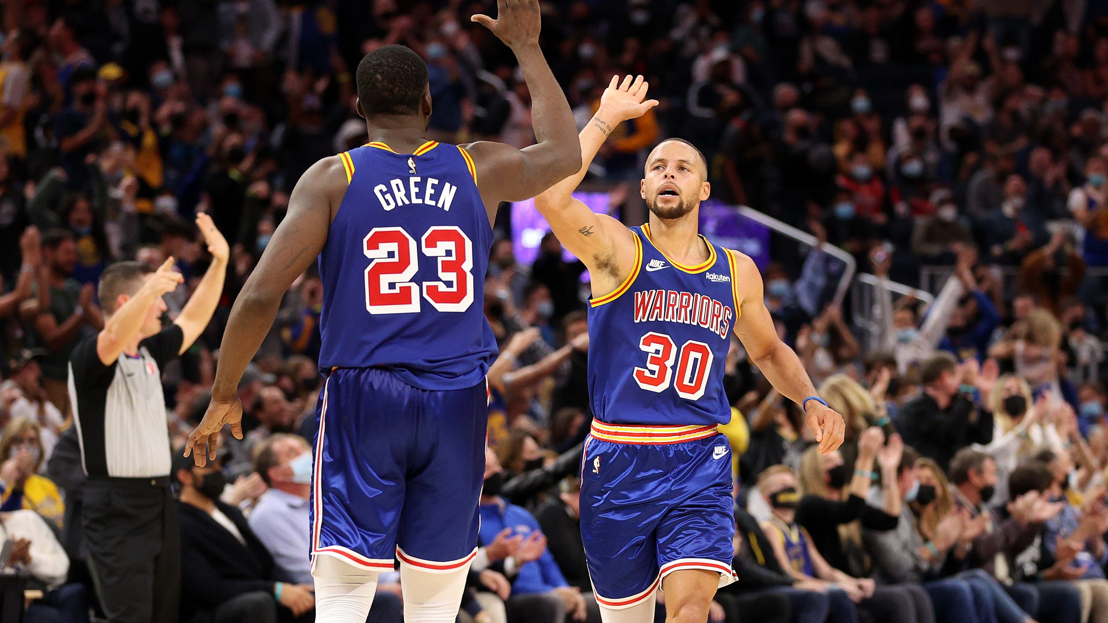 Steph Curry tells Draymond Green he's 'very optimistic' about Game 1 return