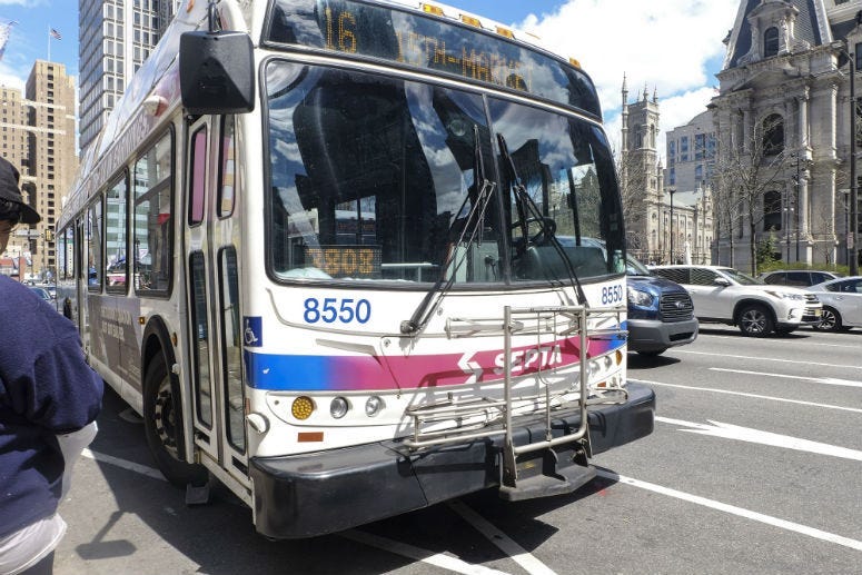 A SEPTA bus. 