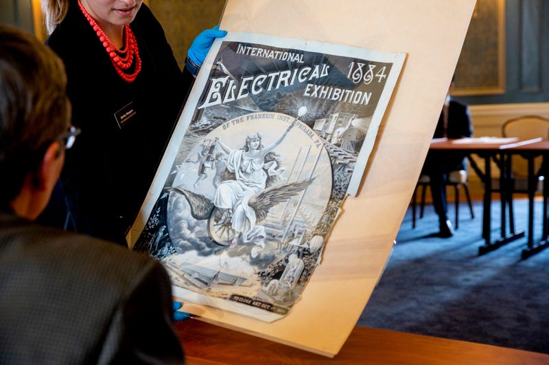 Rarely seen objects from inventors of the past were taken out of storage for inventors of today to see at the Franklin Institute.