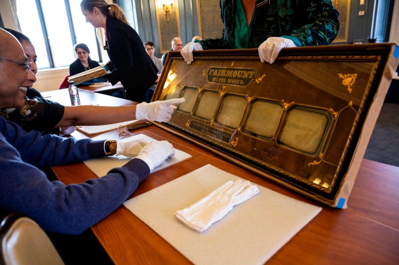 Rarely seen objects from inventors of the past were taken out of storage for inventors of today to see at the Franklin Institute.