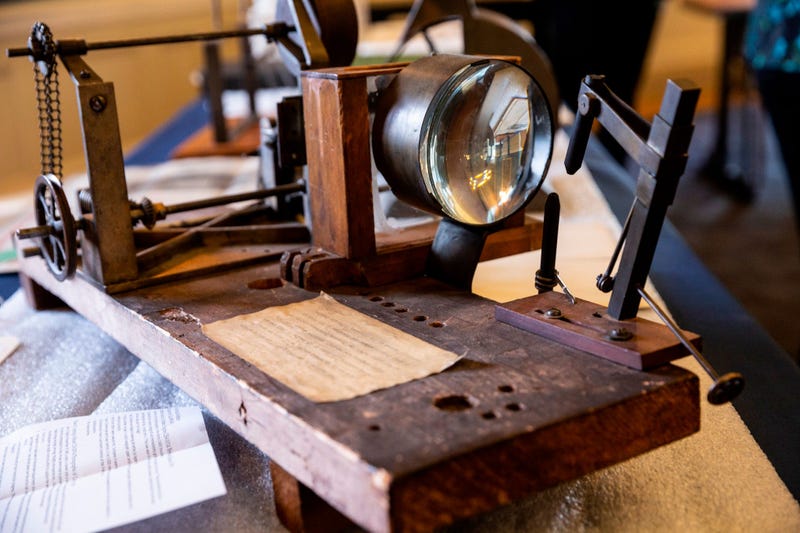 Rarely seen objects from inventors of the past were taken out of storage for inventors of today to see at the Franklin Institute.
