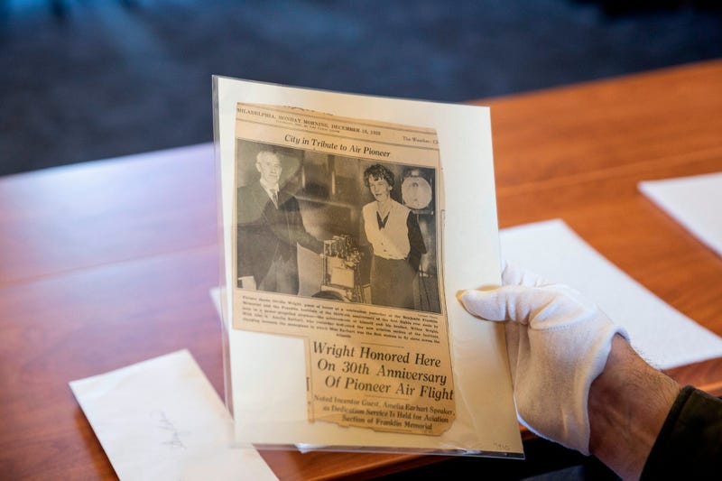 Rarely seen objects from inventors of the past were taken out of storage for inventors of today to see at the Franklin Institute.