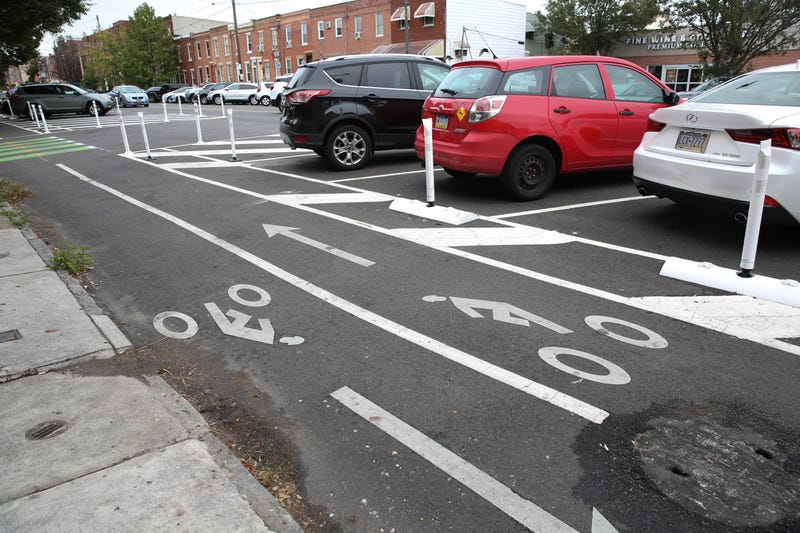 A bike lane