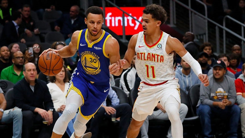 Steph Curry, Trae Young torch competition in pickup game
