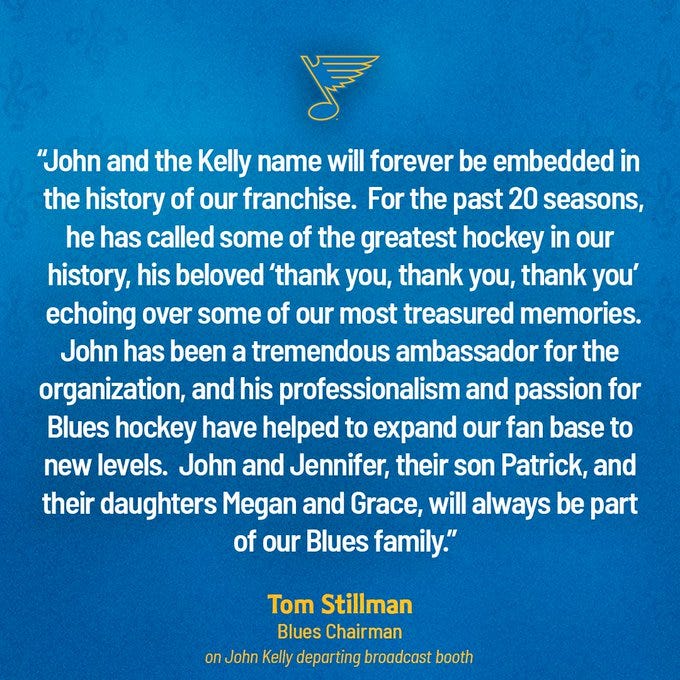 Posted on X @StLouisBlues