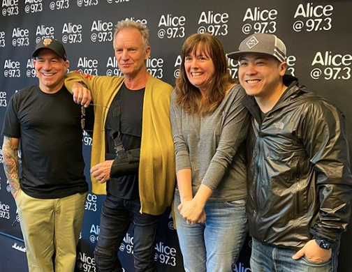 Sting with Sarah and Vinnie
