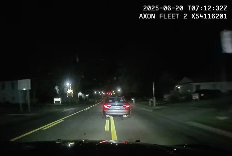 chase on dash cam