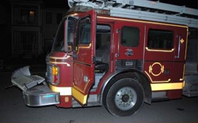 stolen fire truck - Niagara Regional Police Service