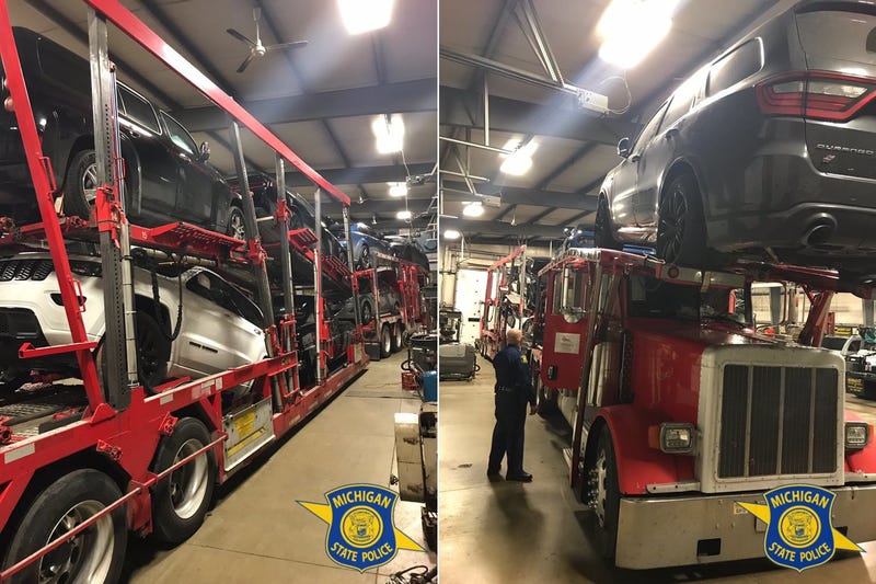Michigan State Police recover stolen vehicles