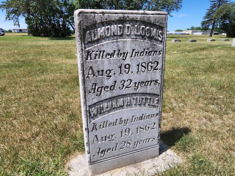 Dakota War headstone