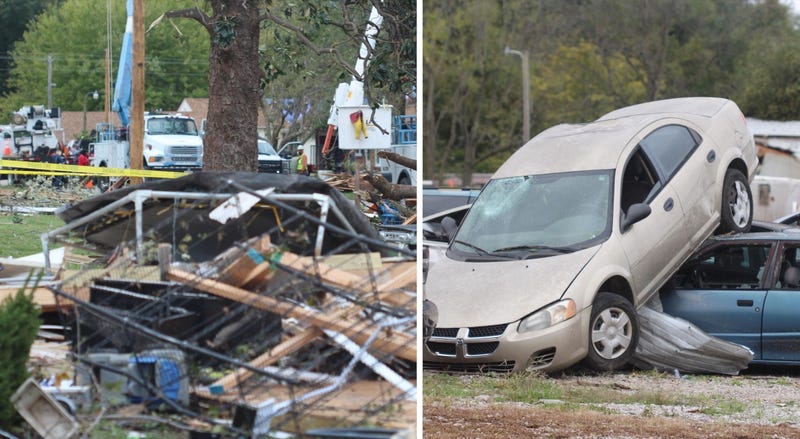tornado damage in Missouri