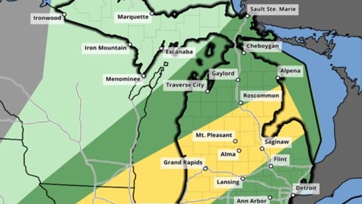Severe storms with damaging winds, large hail threaten Metro Detroit tonight