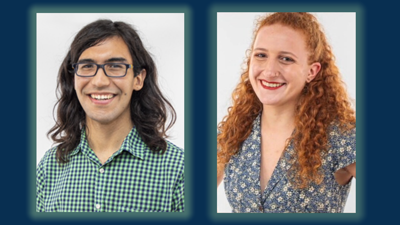 Camila Behrensen, 24, from Buenos Aires, Argentina, and Pablo Guzman Palma, 25, from Santiago, Chile